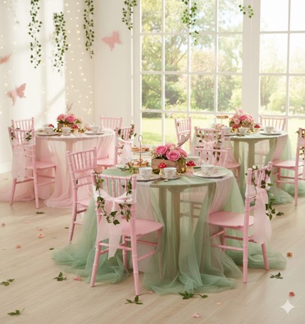 Kids Pink Chiavari Chairs