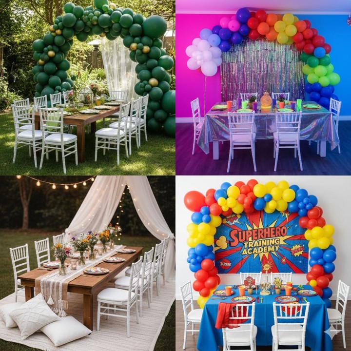 Kids White Chiavari Chairs